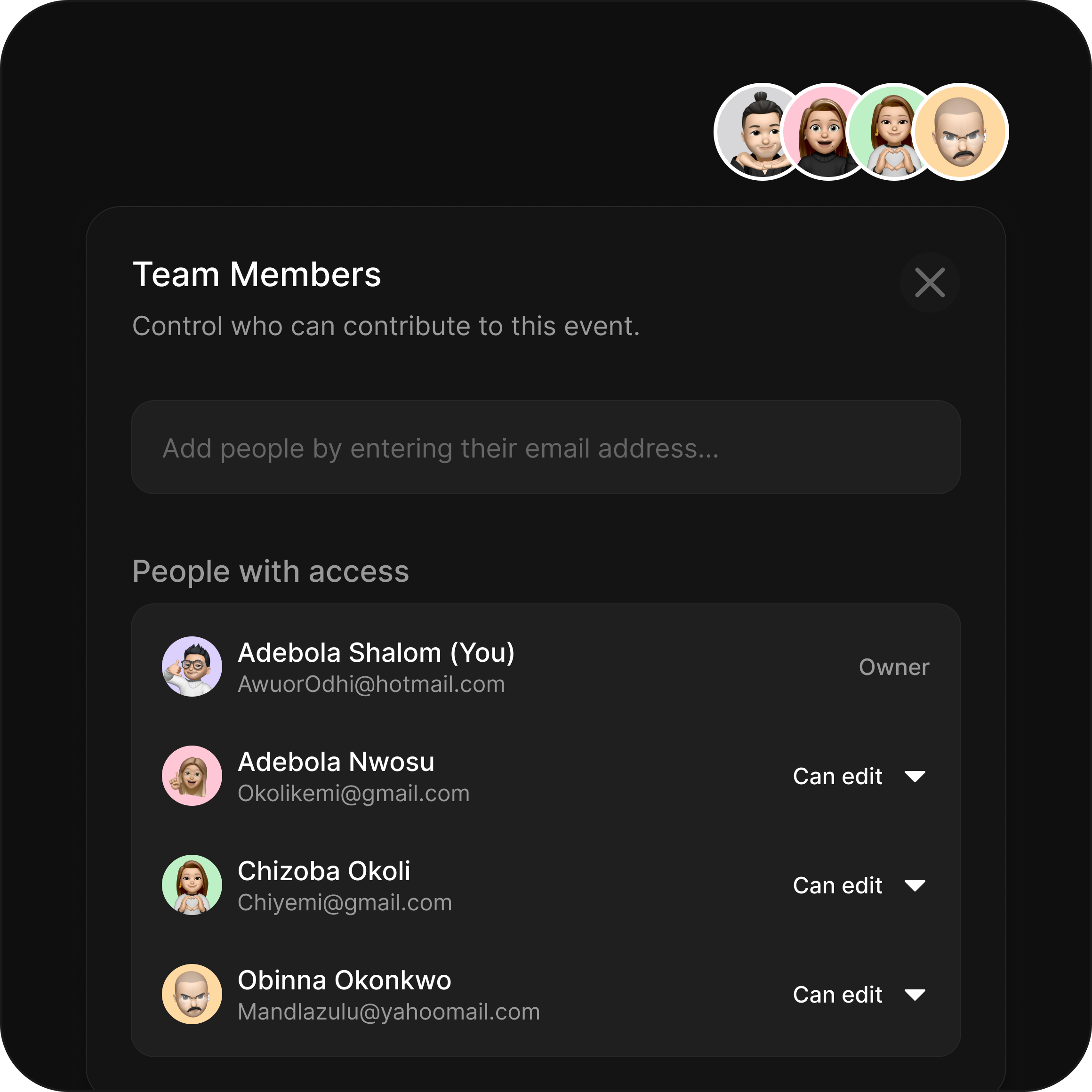 A screenshot of the Hobbliq application.